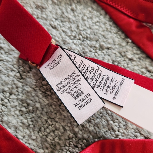 Victoria's secret VERY SEXY Bow Embroidery Open-Back Teddy Size XL NWT - Picture 11 of 12